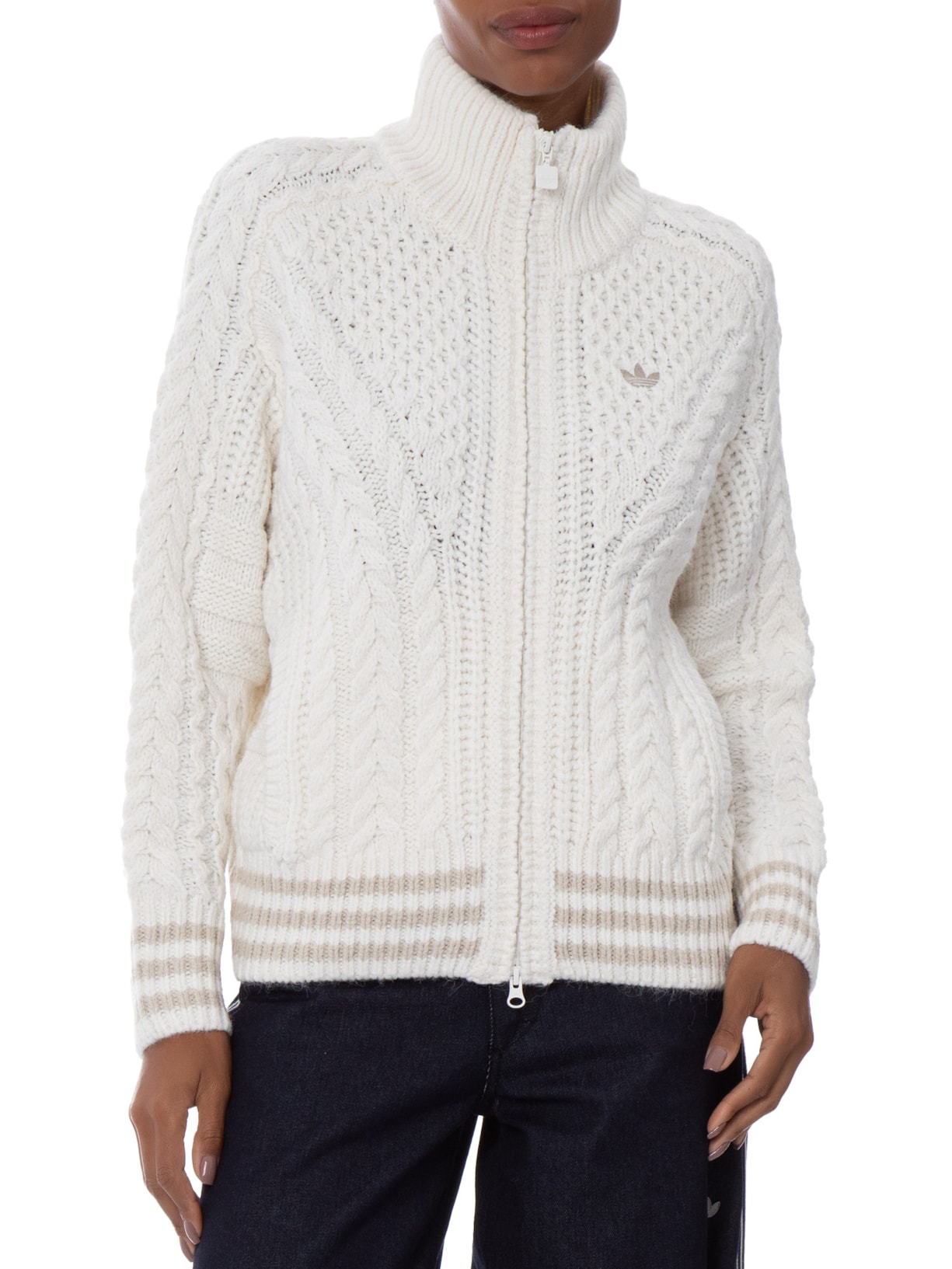 Jaqueta Feminina  Knit Branco Adidas Originals