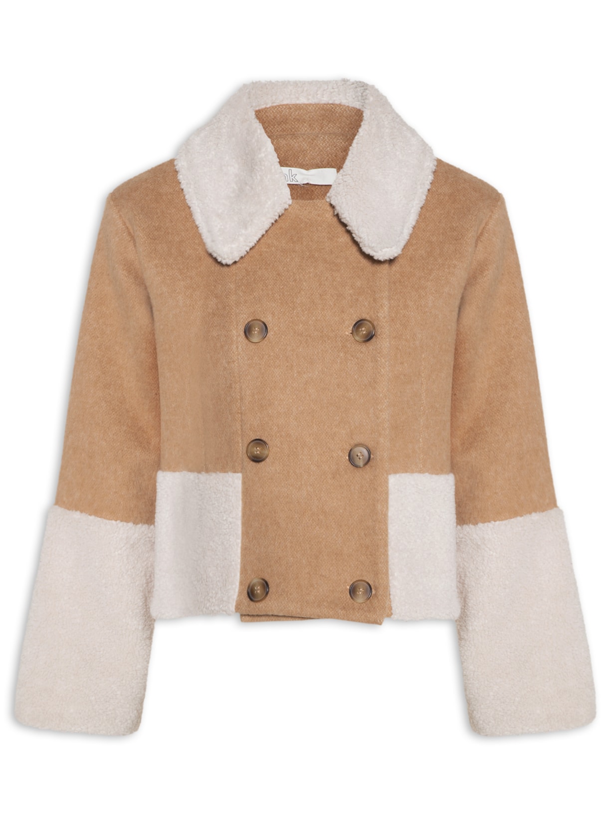 Jaqueta Feminina Lã Feltro Mariana - Bege