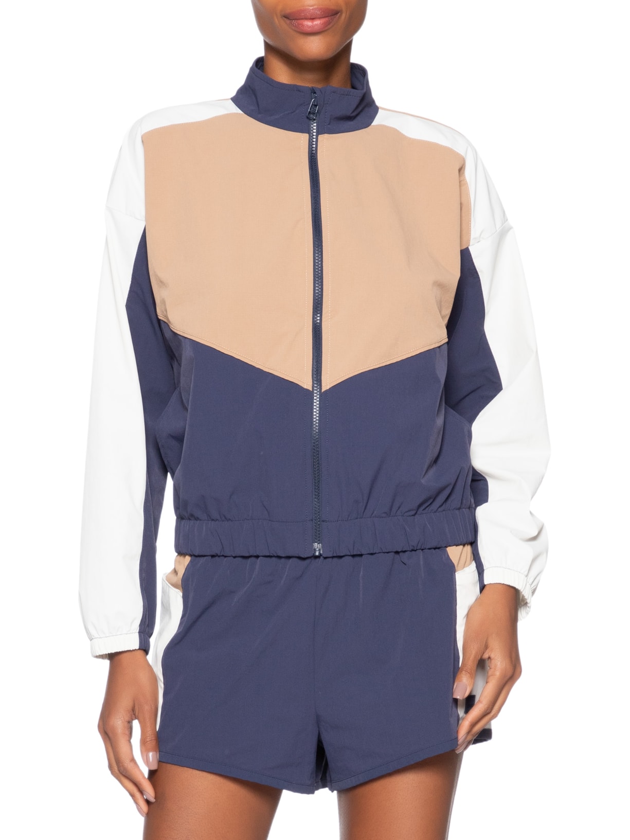 Jaqueta Feminina Lisa Azul Body For Sure