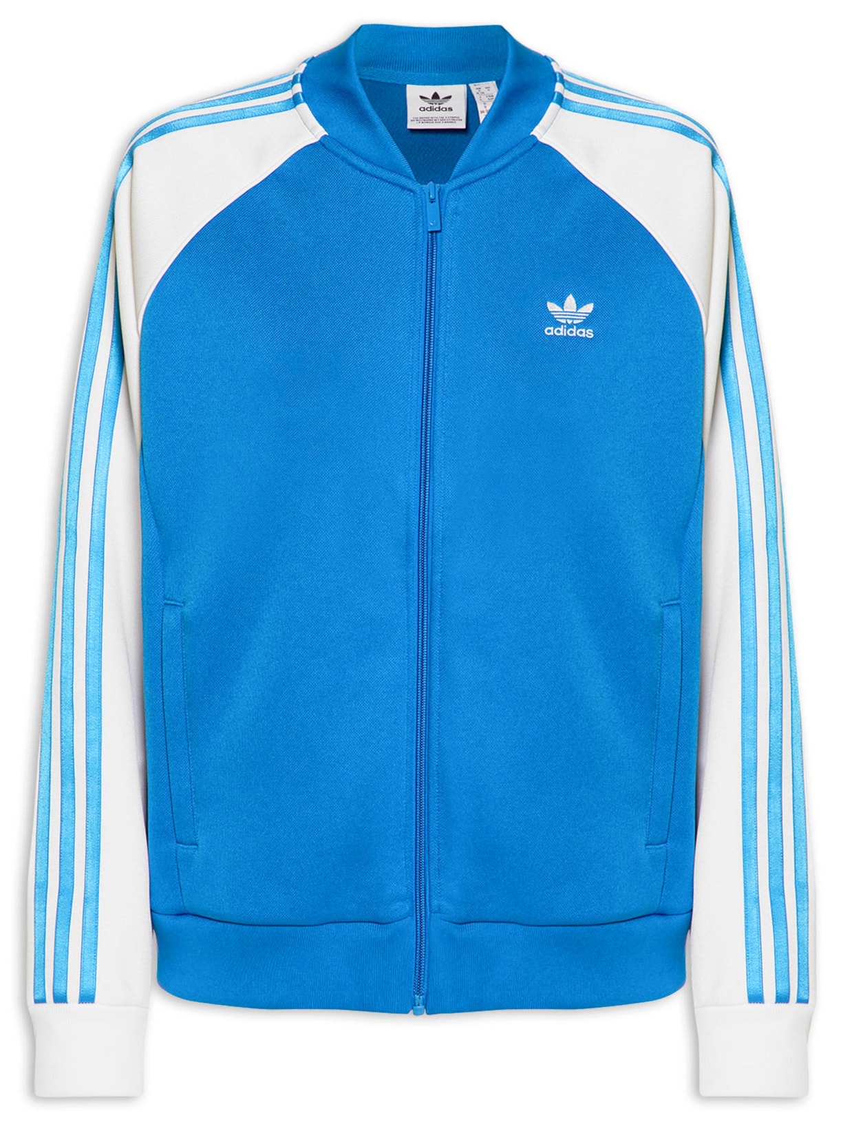 Jaqueta Feminina Listras Azul Adidas Originals