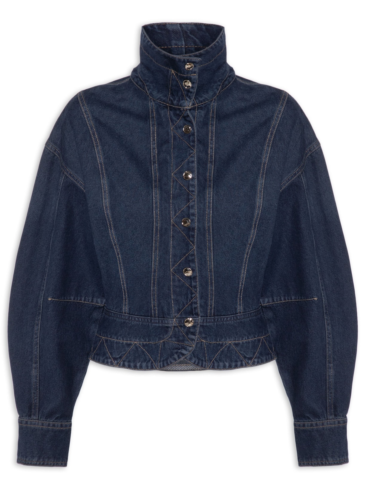 Jaqueta Feminina Luna Dark Blue Azul Bo.bô + Helena Barbero