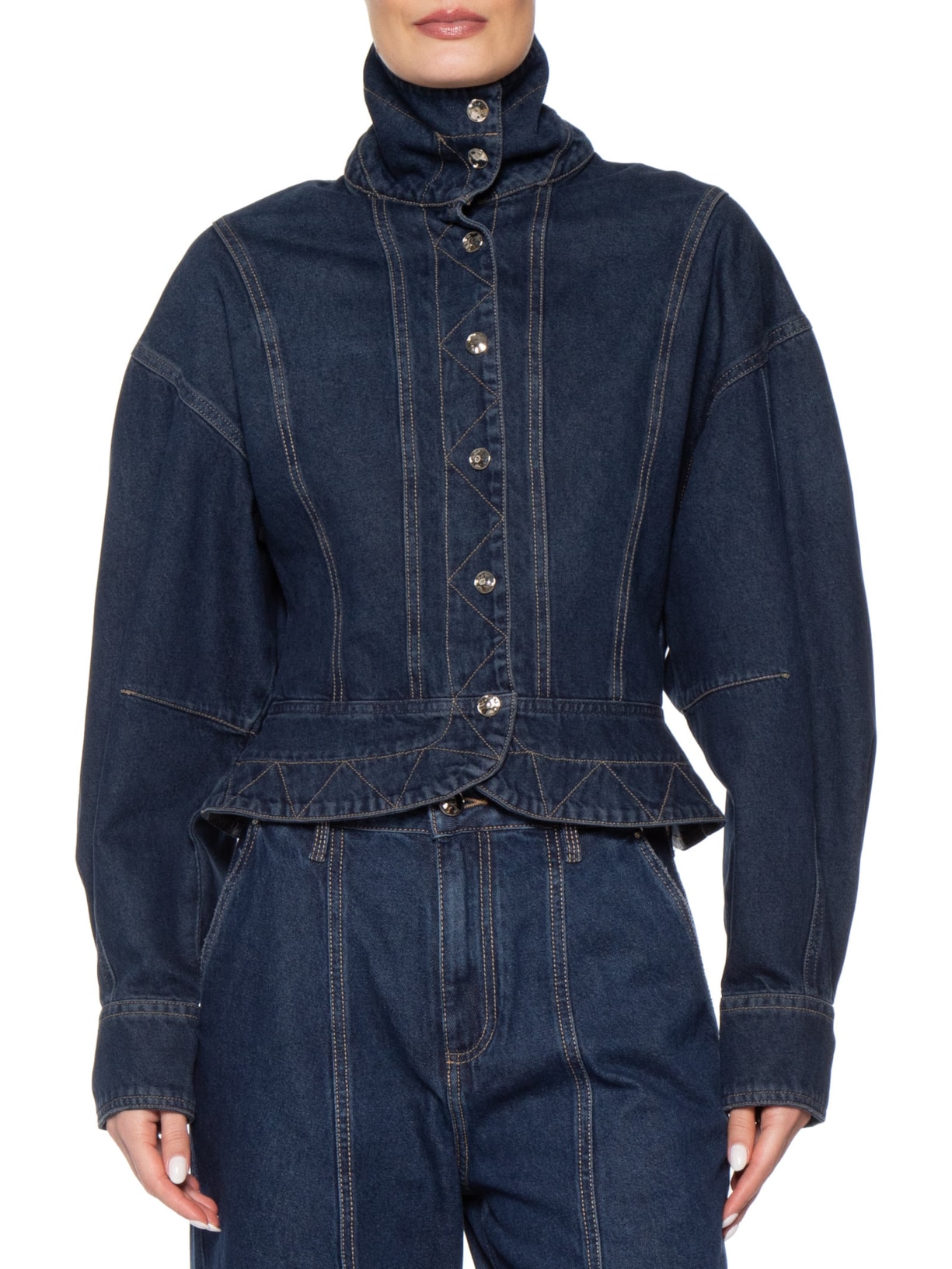 Jaqueta Feminina Luna Dark Blue Azul Bo.bô + Helena Barbero
