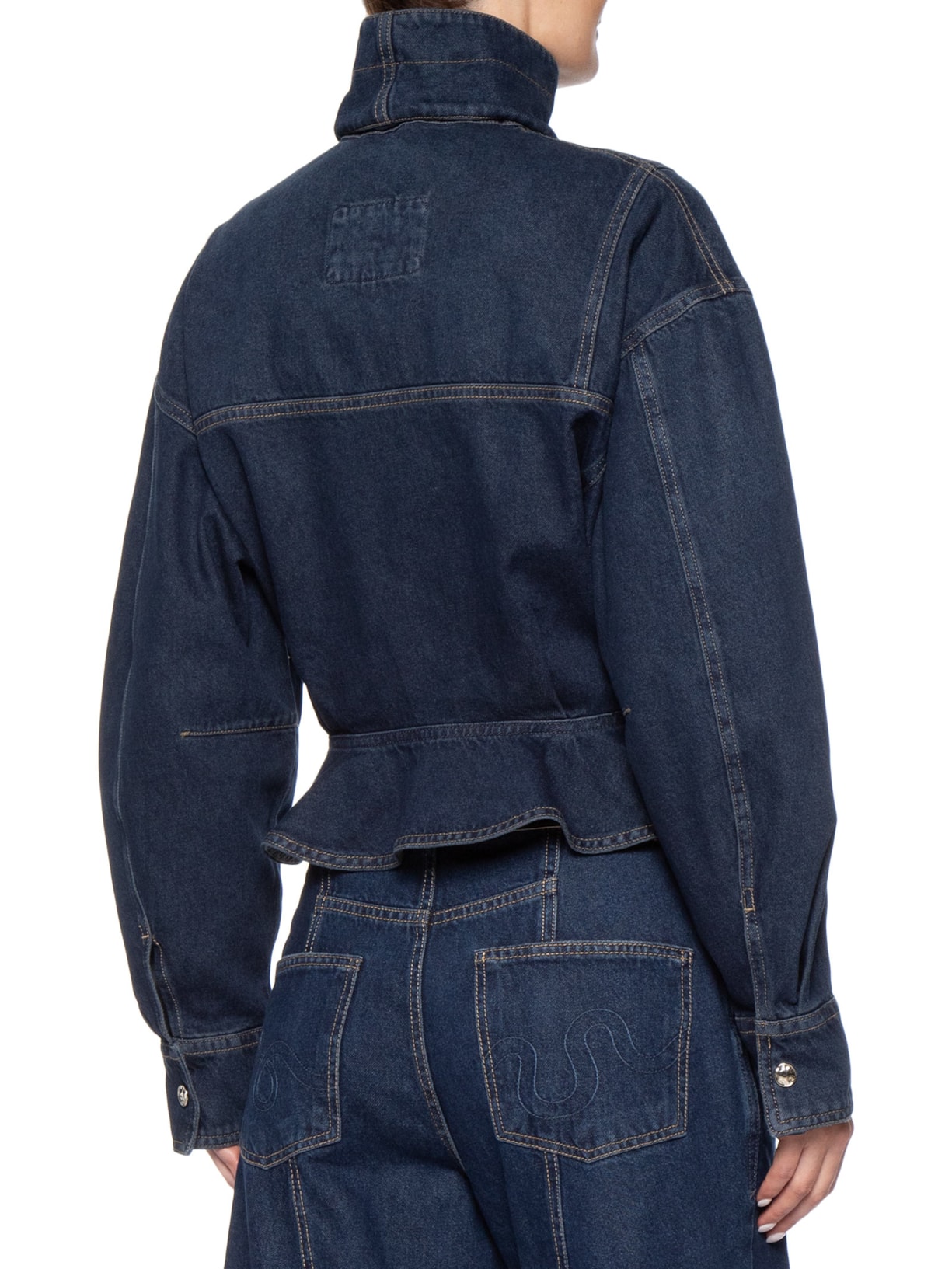 Jaqueta Feminina Luna Dark Blue Azul Bo.bô + Helena Barbero