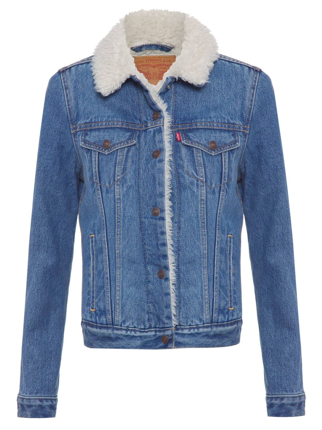 Jaqueta Feminina Manga Longa - Azul