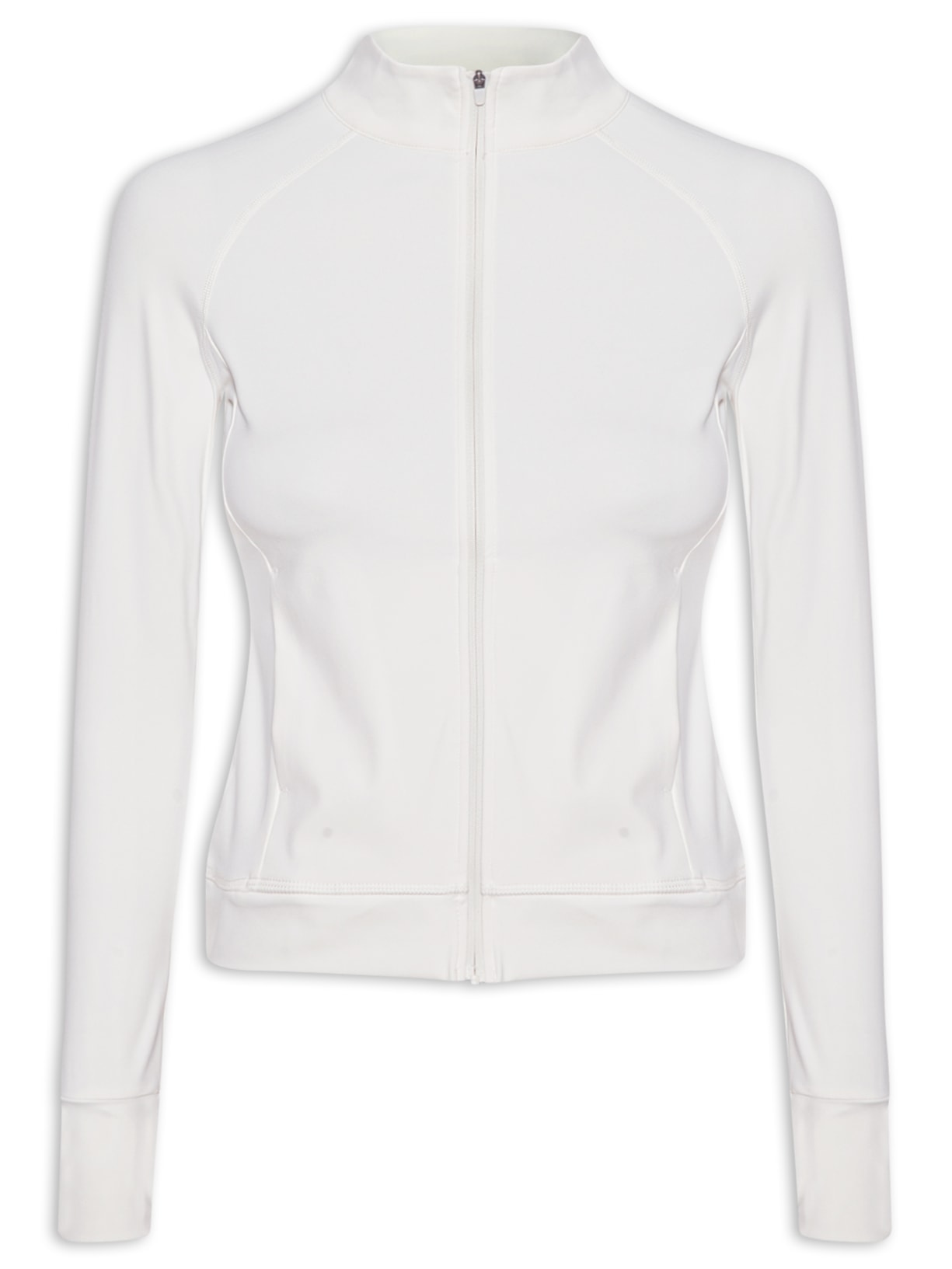 Jaqueta Feminina Manga Longa Off White Hering Sports