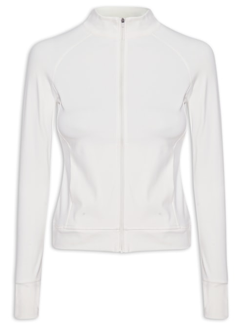 Jaqueta Feminina Manga Longa - Off White