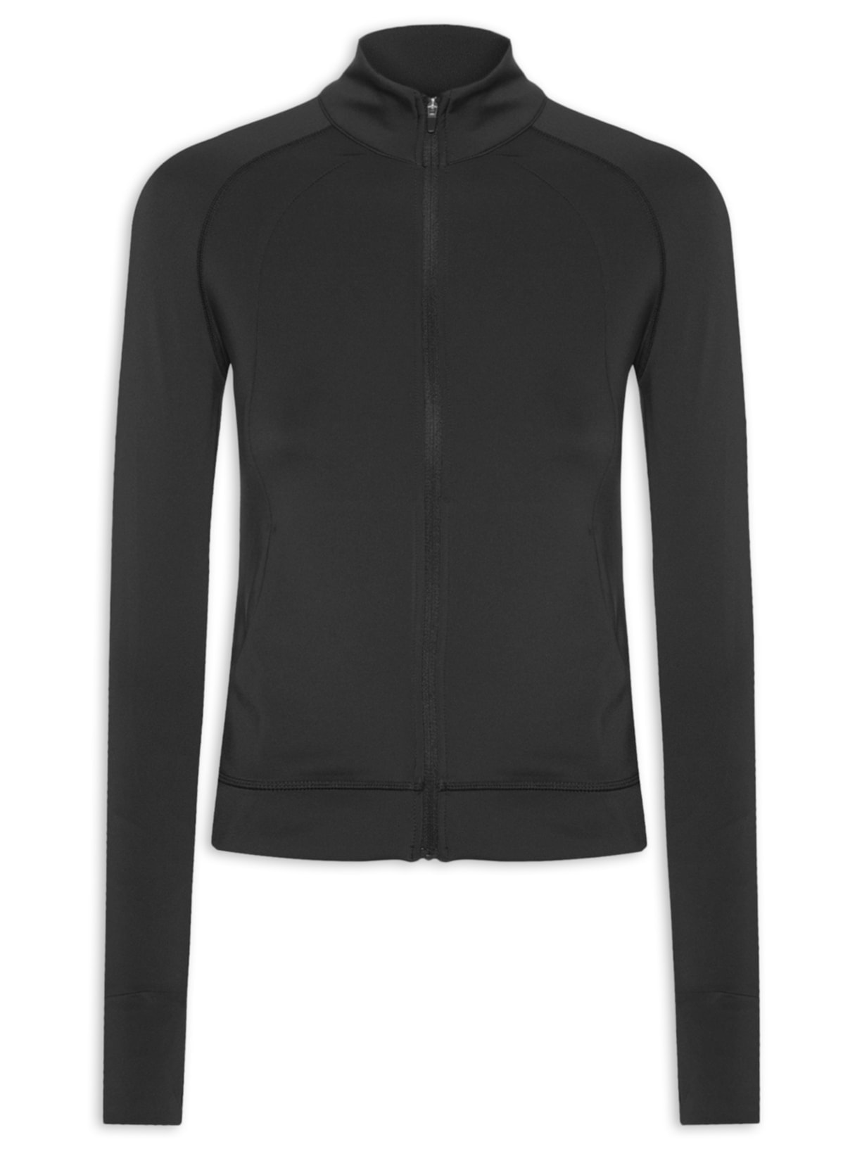 Jaqueta Feminina Manga Longa - Preto