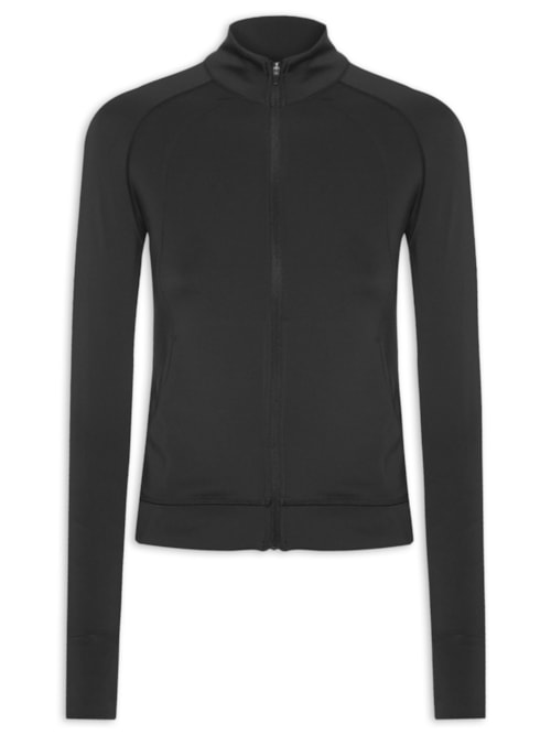 Jaqueta Feminina Manga Longa - Preto