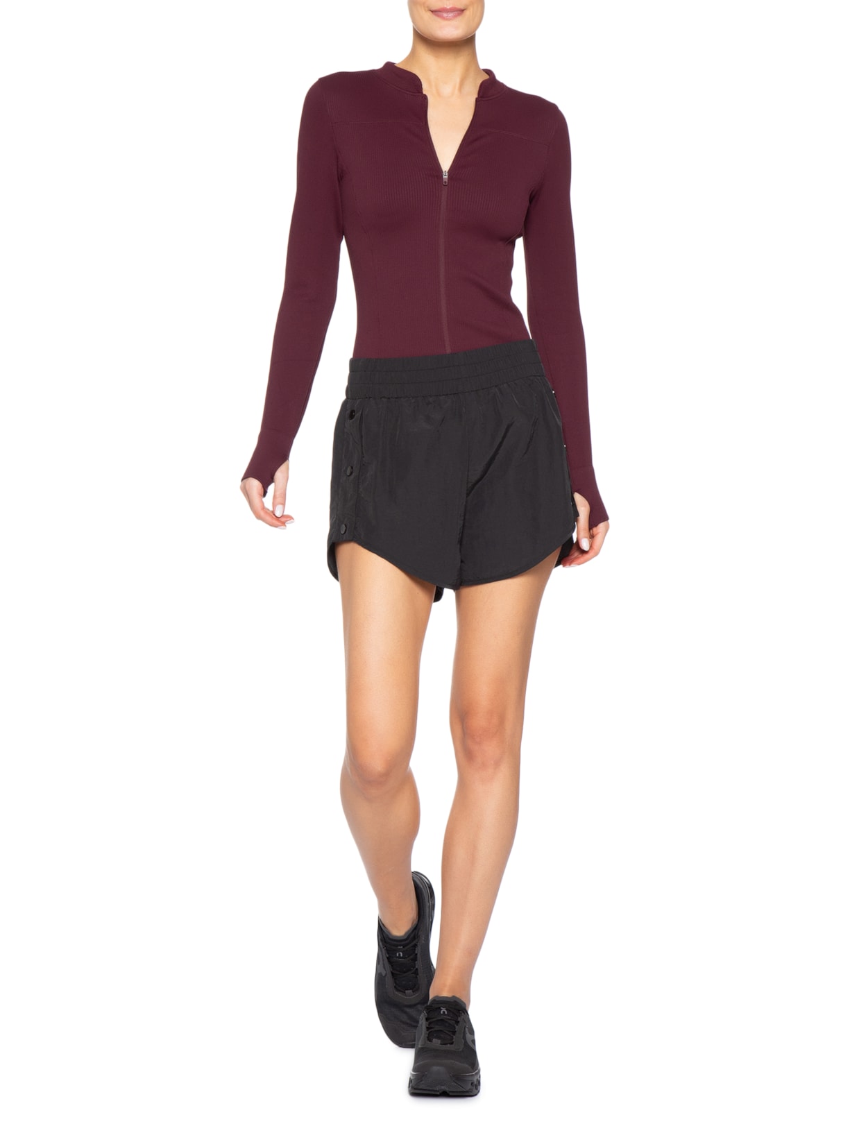 Jaqueta Feminina Manga Longa Vermelho Hering Sports