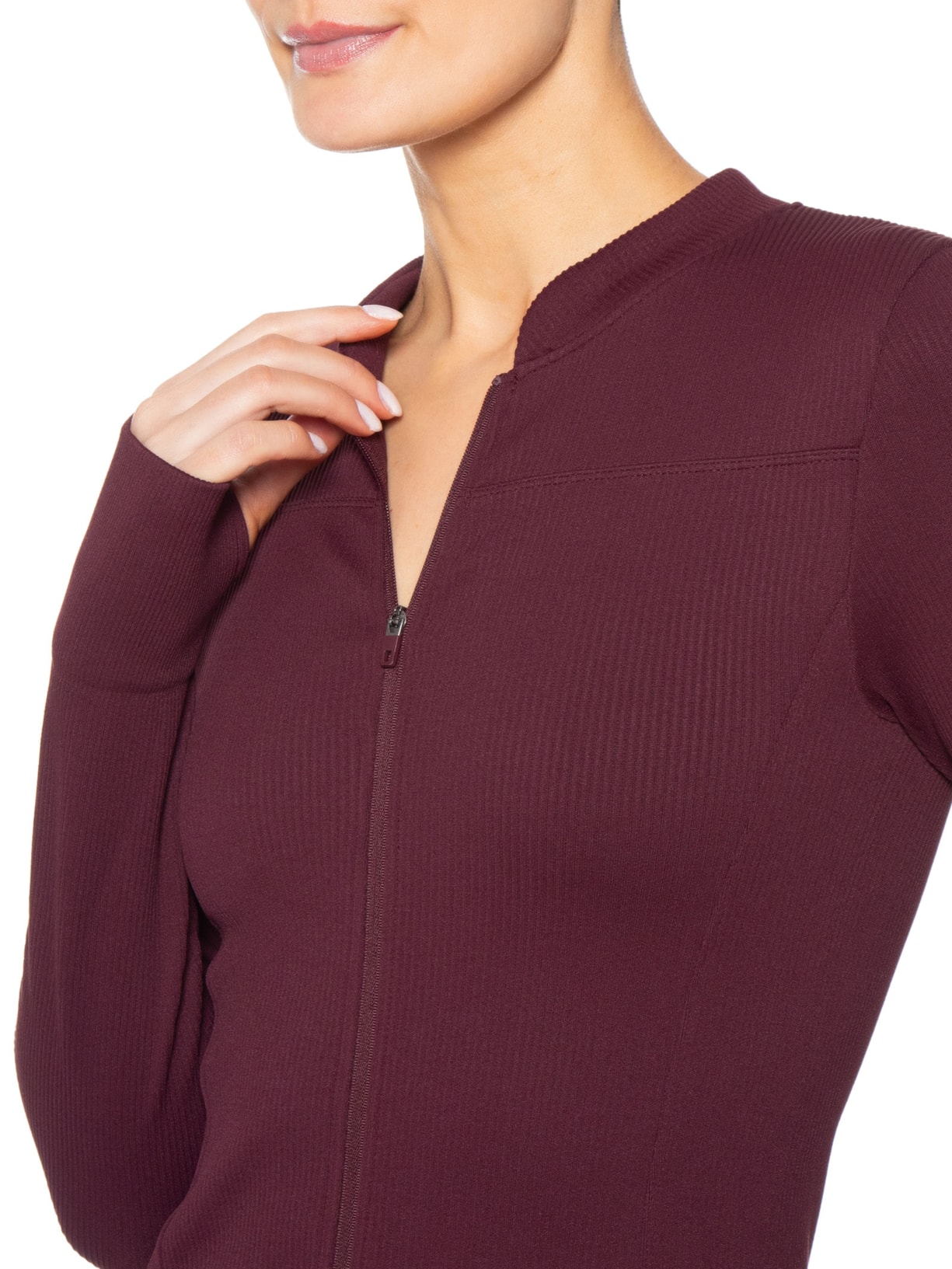 Jaqueta Feminina Manga Longa Vermelho Hering Sports