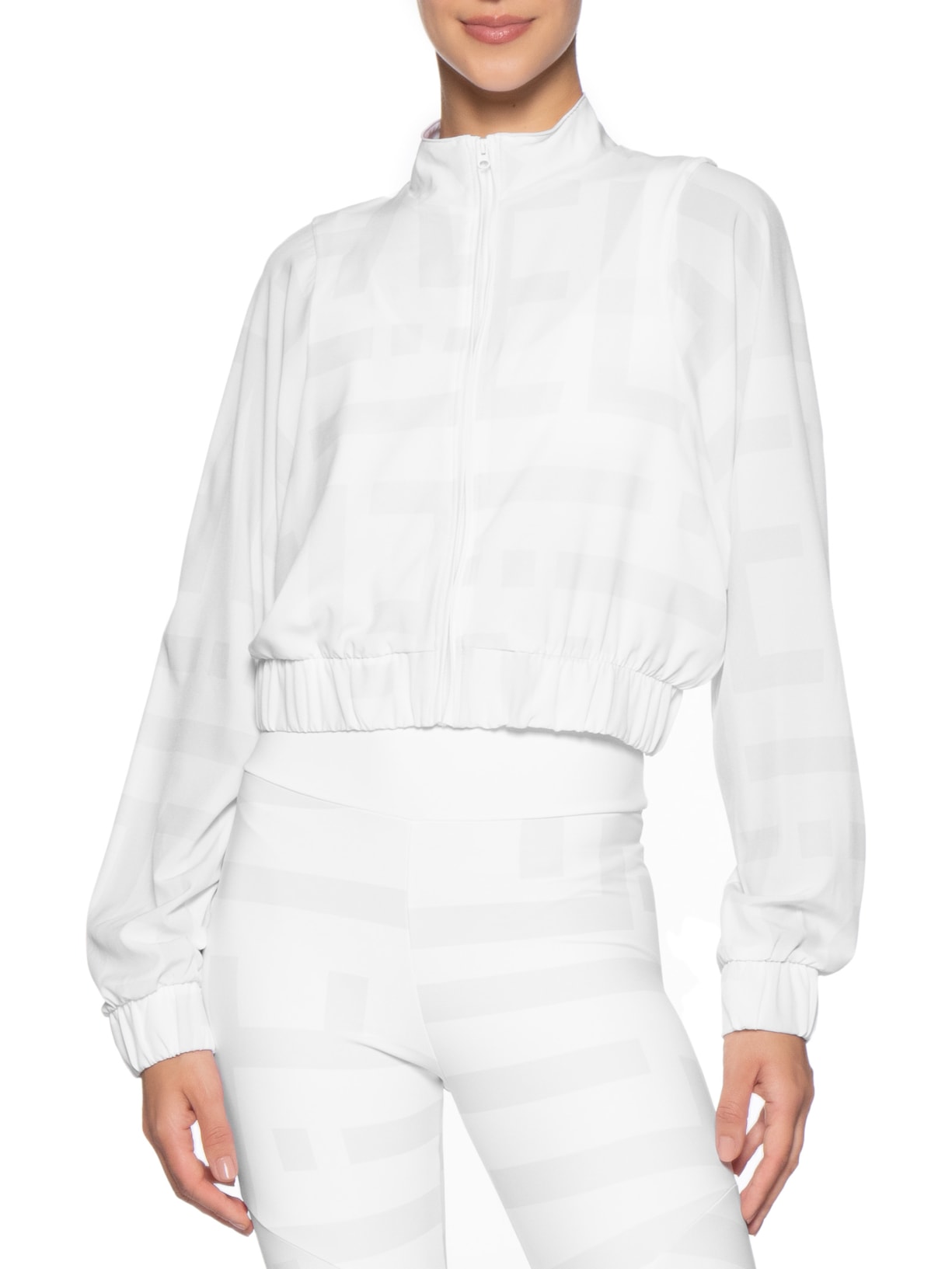 Jaqueta Feminina Maxi Branco Live!