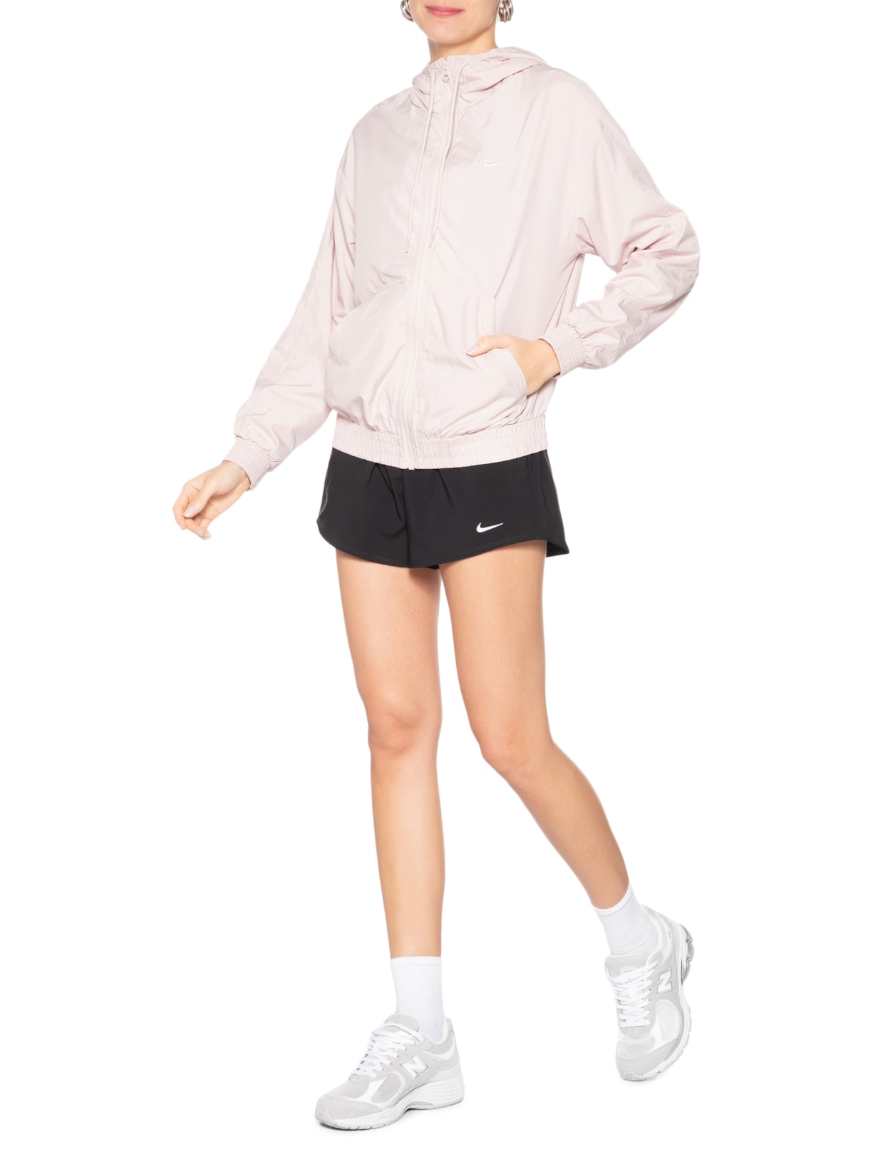 Jaqueta Feminina Nsw Essential Uv Wvn Hd Rosa Nike