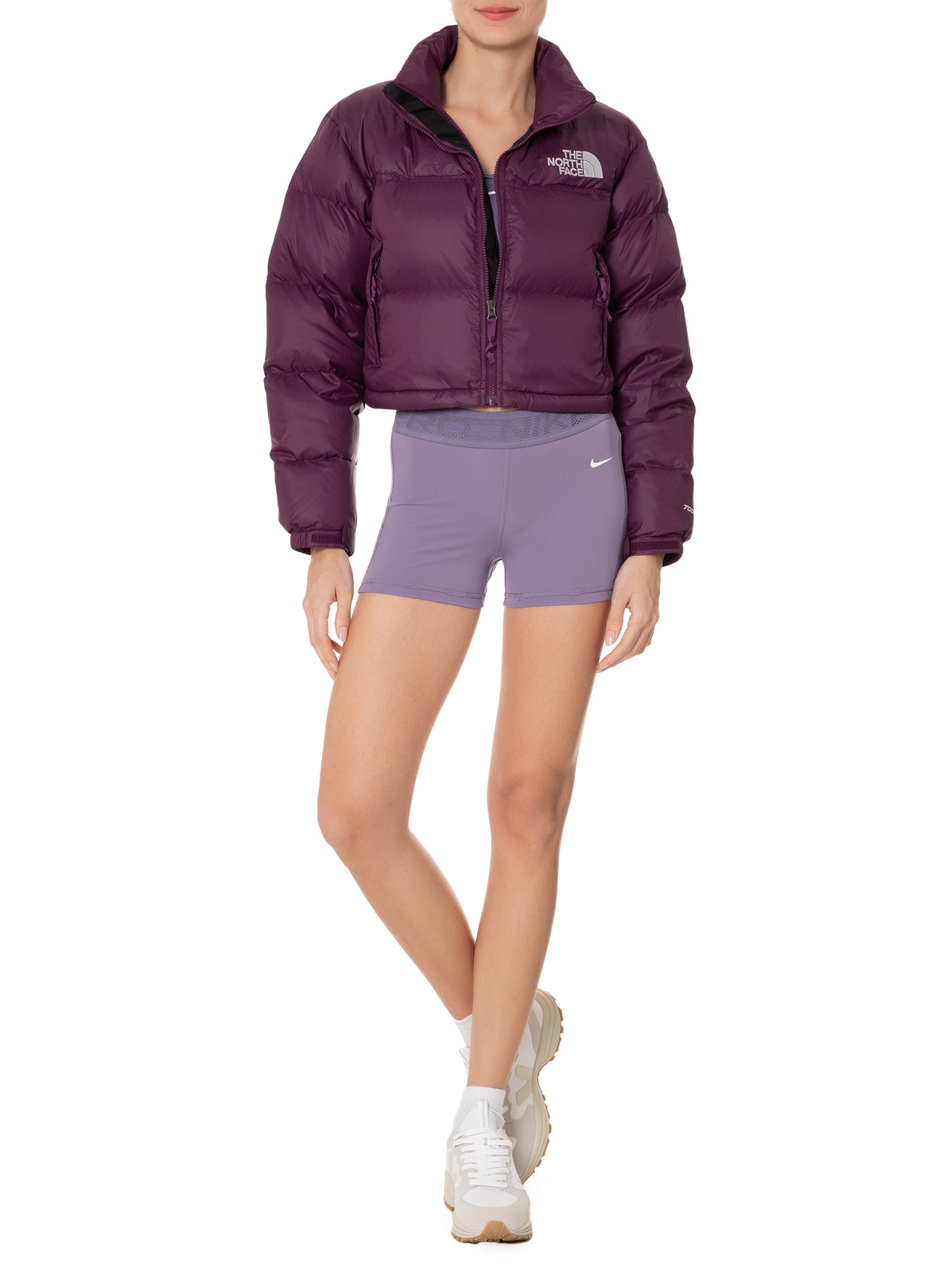 The North Face - Jaqueta Feminina Nuptse Short - Roxo