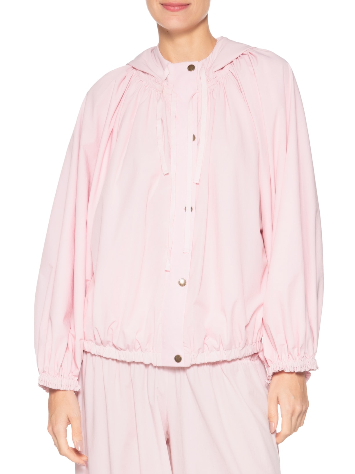 Jaqueta Feminina Nyon Crema Rosa Paula Raia