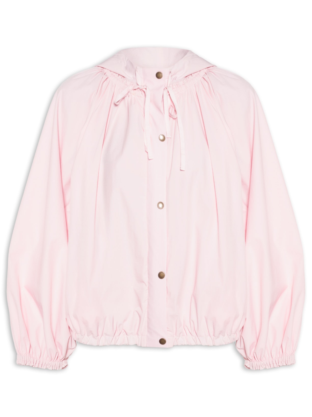 Jaqueta Feminina Nyon Crema Rosa Paula Raia