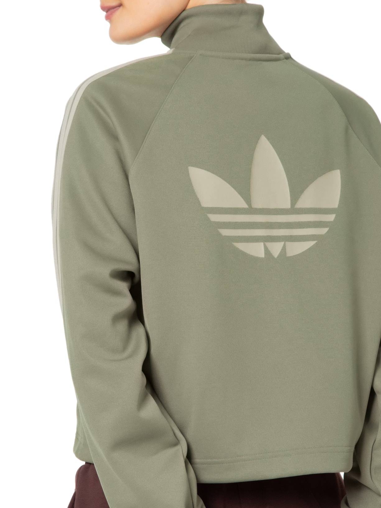 Jaqueta Feminina Og Warm Up Adidas Originals Cinza