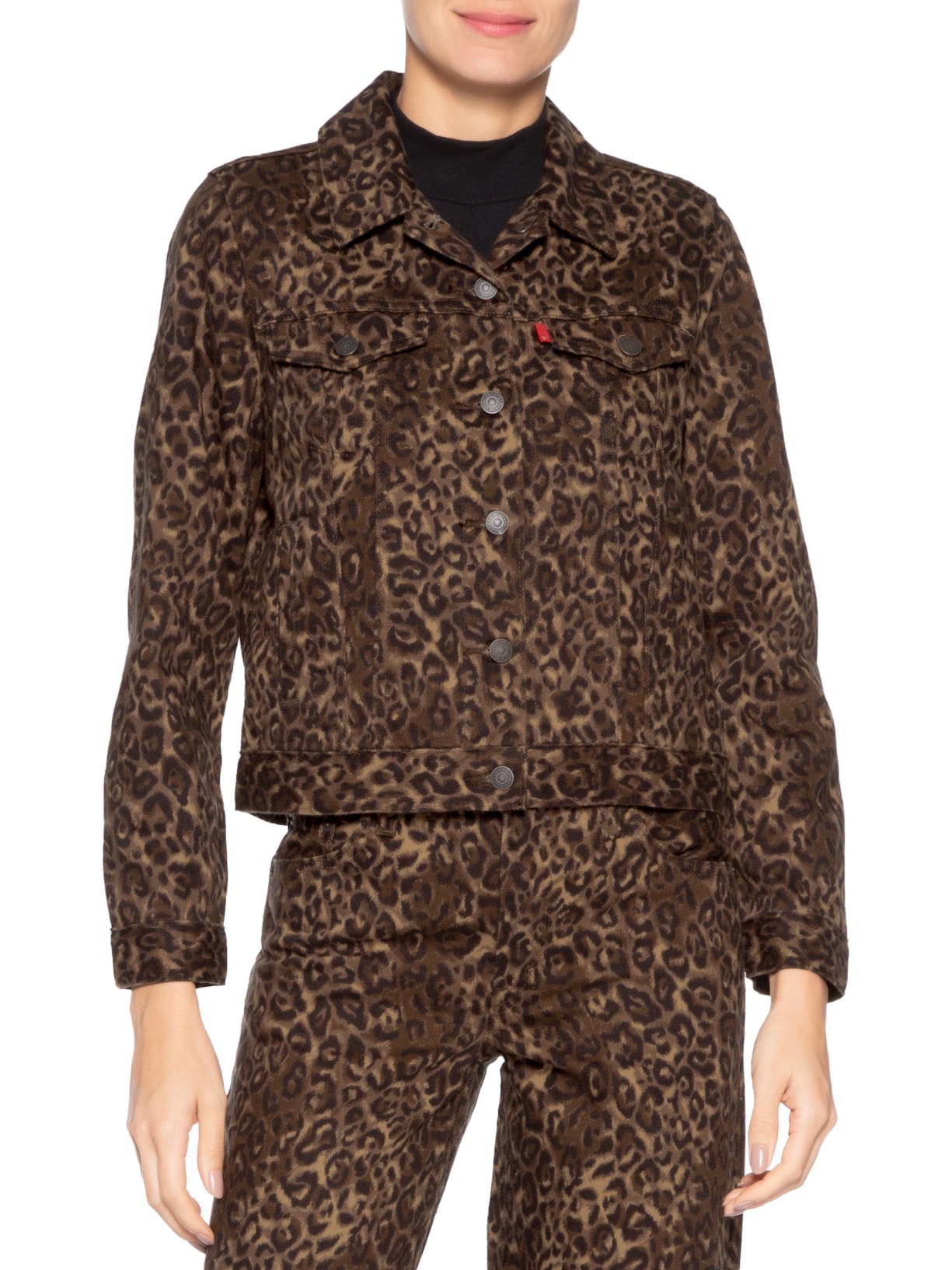 Jaqueta Feminina Original Trucker Marrom Levi's