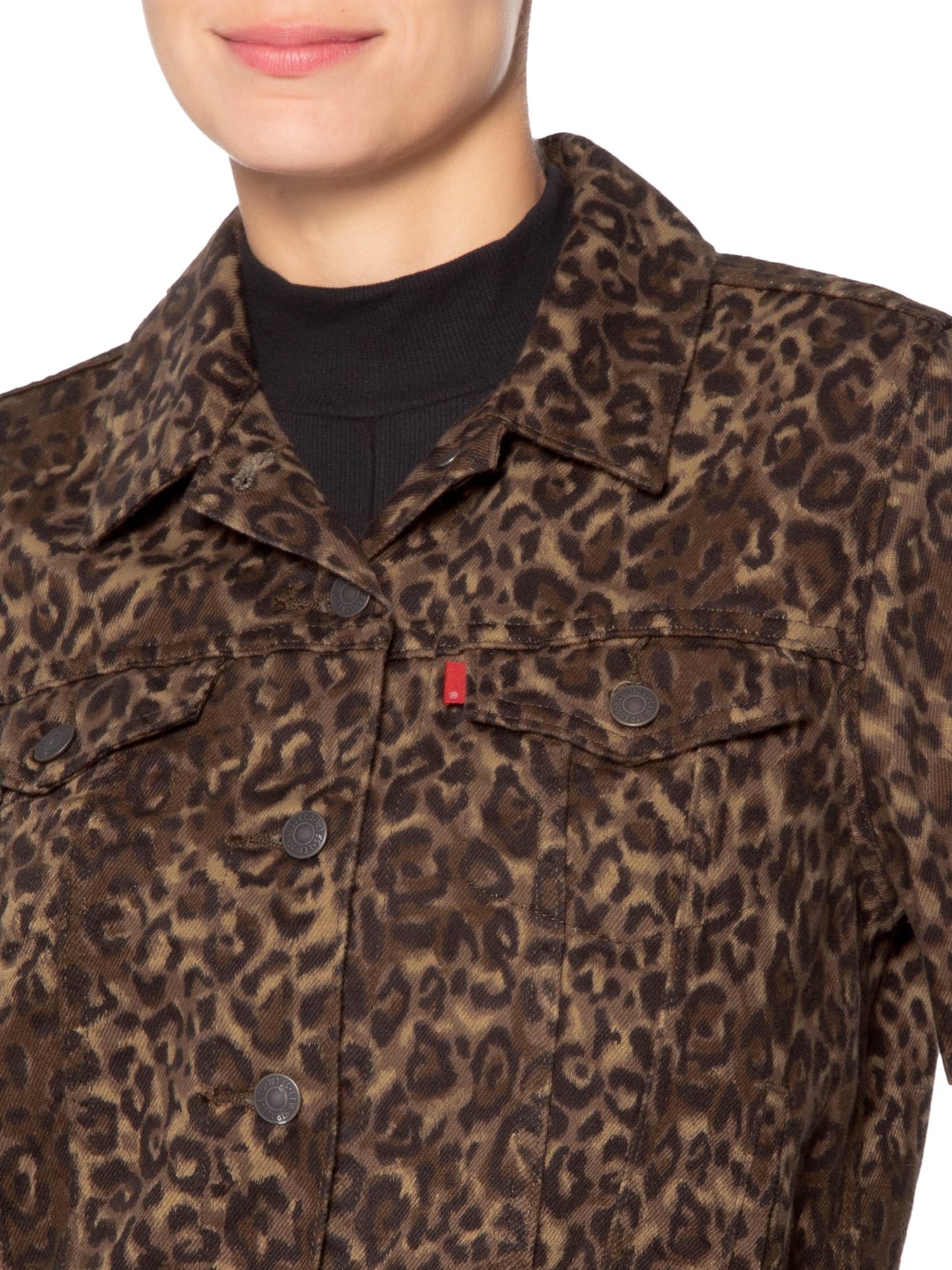 Jaqueta Feminina Original Trucker Marrom Levi's