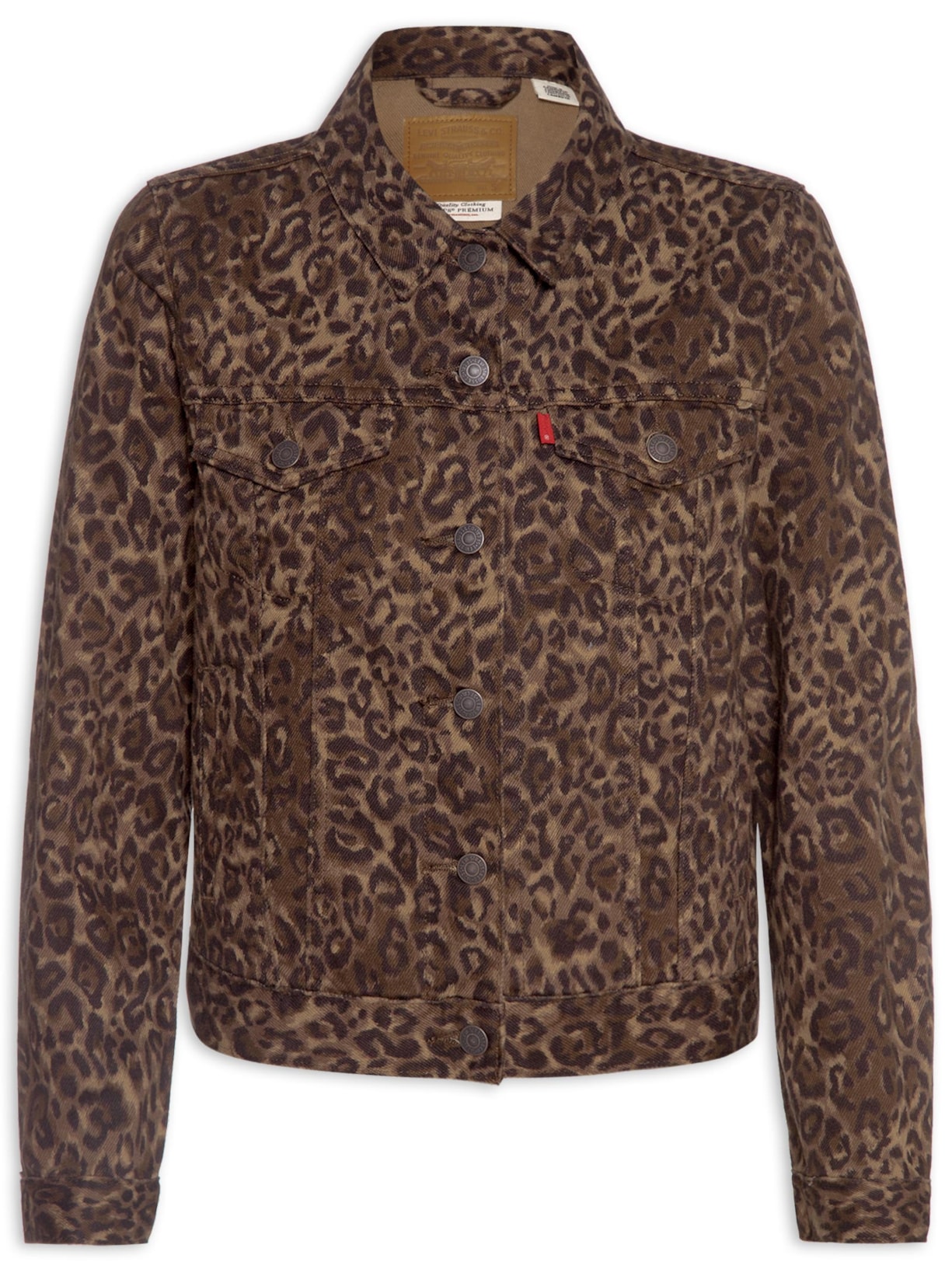 Jaqueta Feminina Original Trucker - Marrom