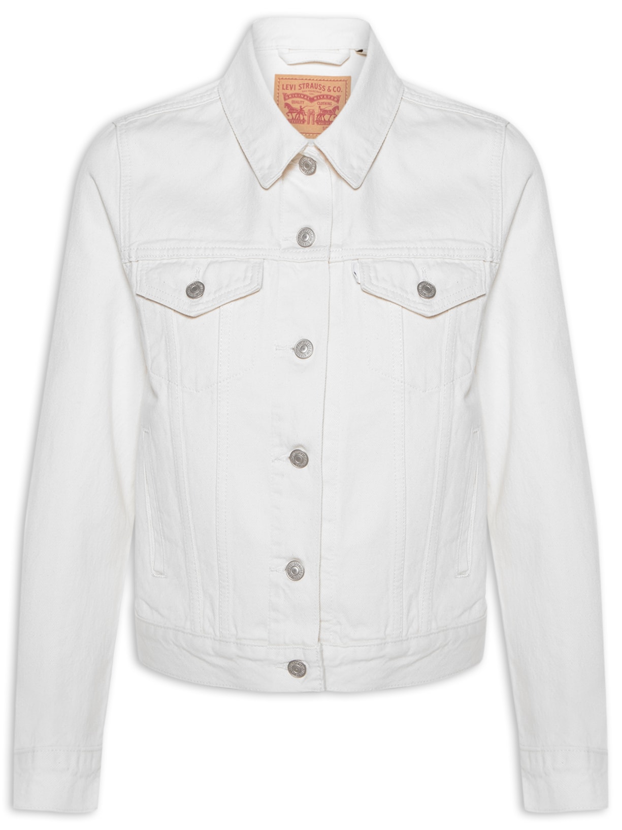 Jaqueta Feminina Original Trucker - Off White