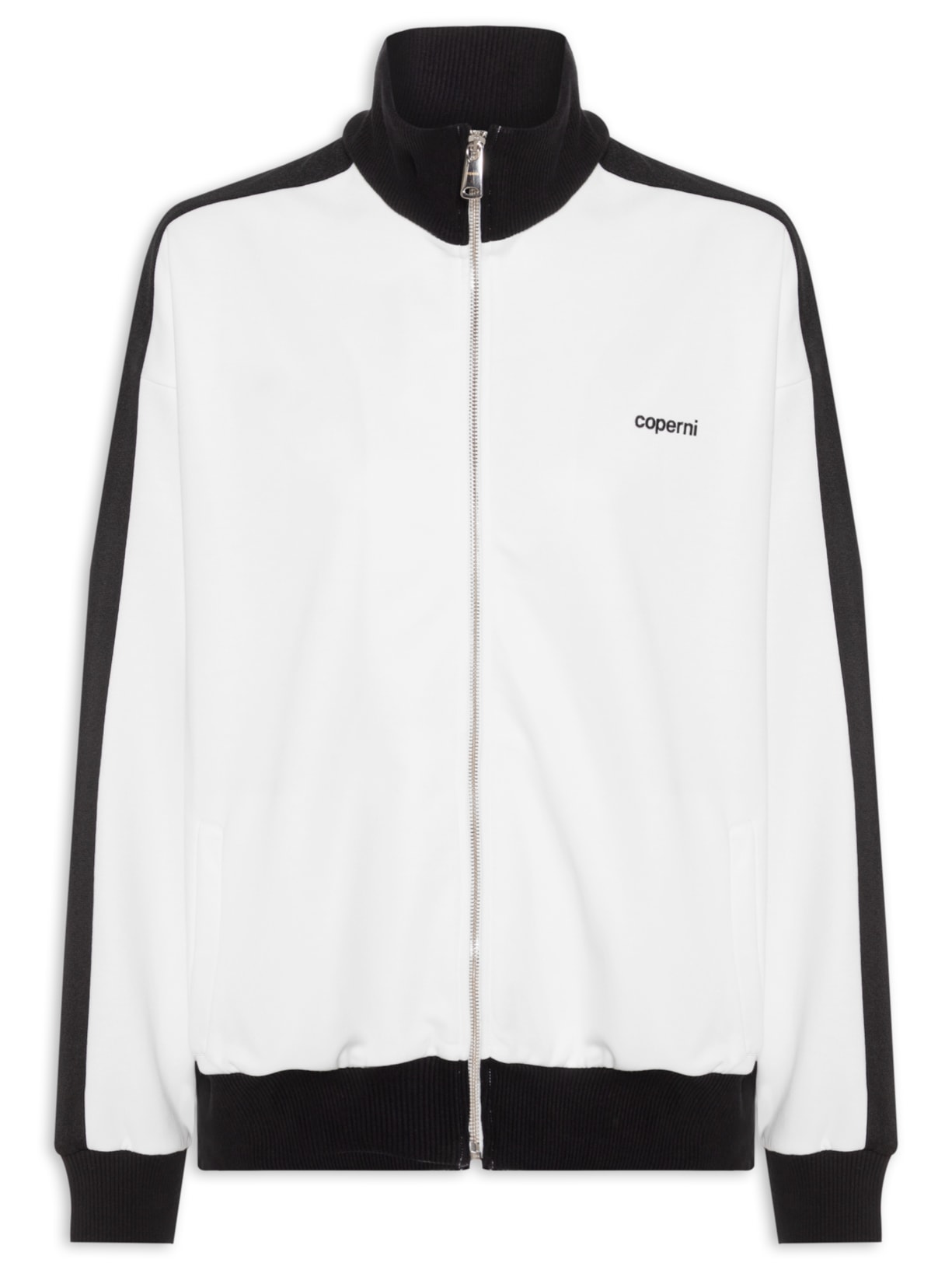 Jaqueta Feminina Oversized Track Branco Coperni