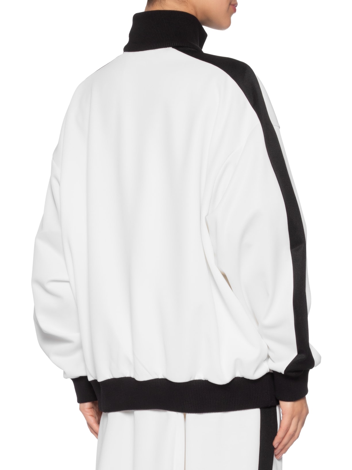 Jaqueta Feminina Oversized Track Branco Coperni