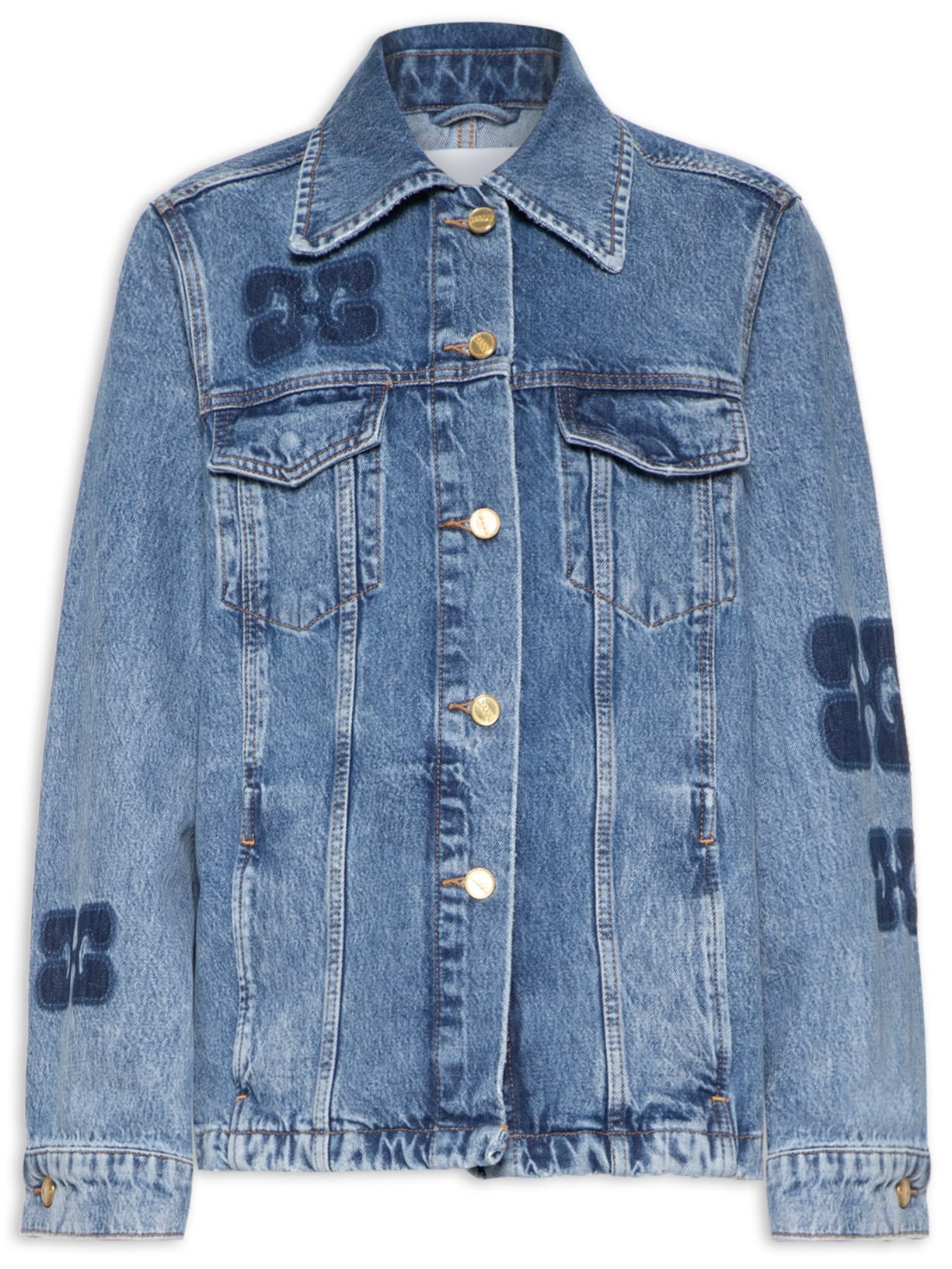 Jaqueta Feminina Patch Denim - Azul