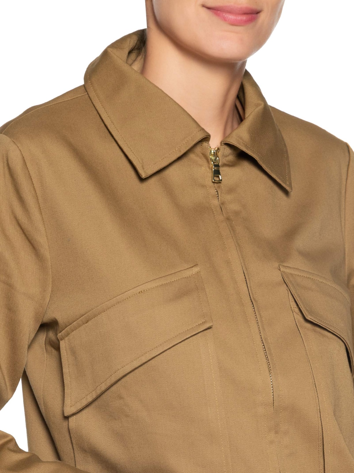 Jaqueta Feminina Patrícia Marrom Le Lis