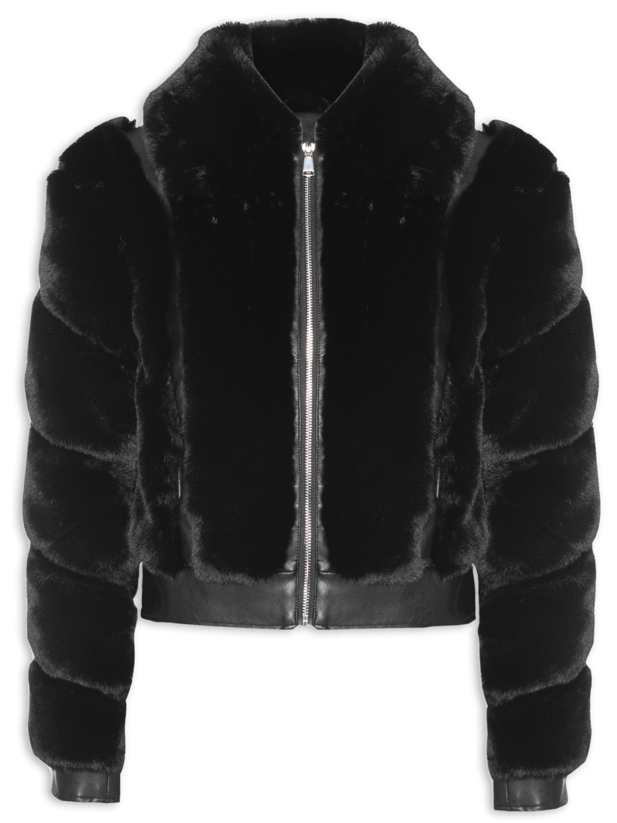 Jaqueta Feminina Pelo - Preto