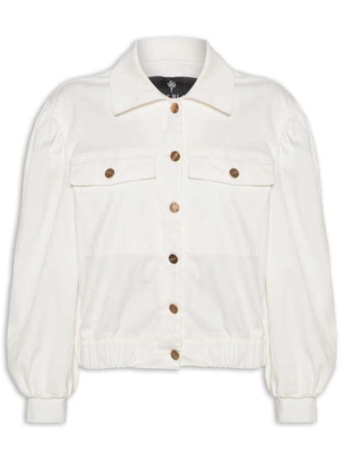 Jaqueta Feminina Penelope Sarja - Branco