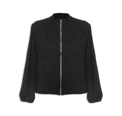 Jaqueta Feminina Pesponto - Preto