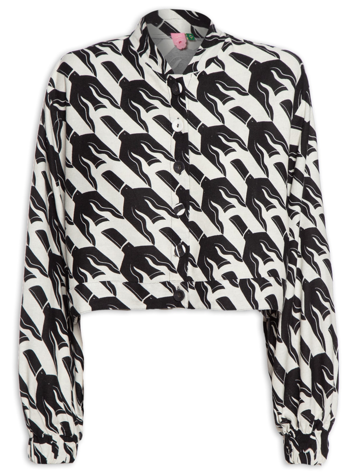 Jaqueta Feminina Pied De Tucano Off White Farm