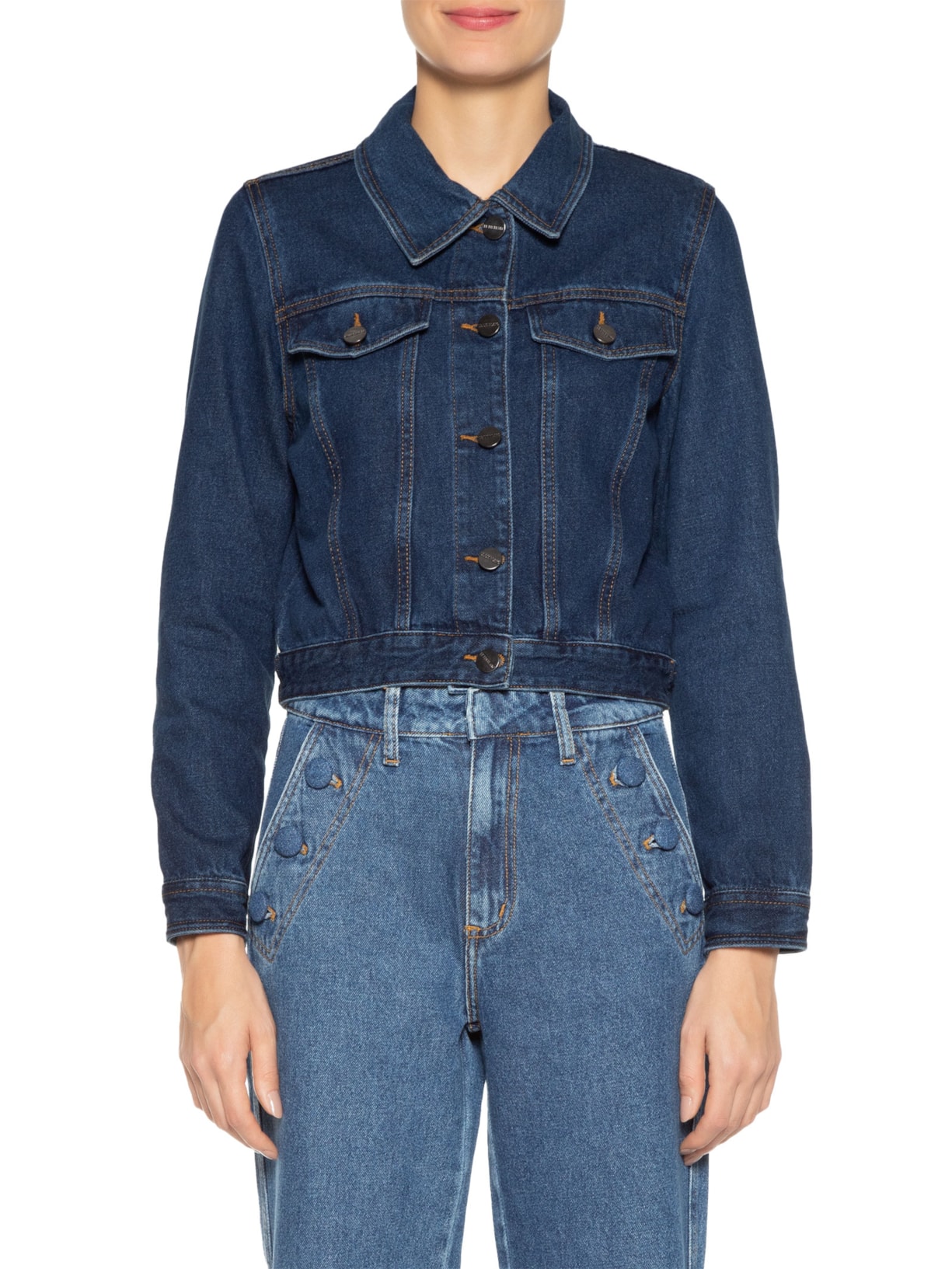 Jaqueta Feminina Pietra Azul Le Lis