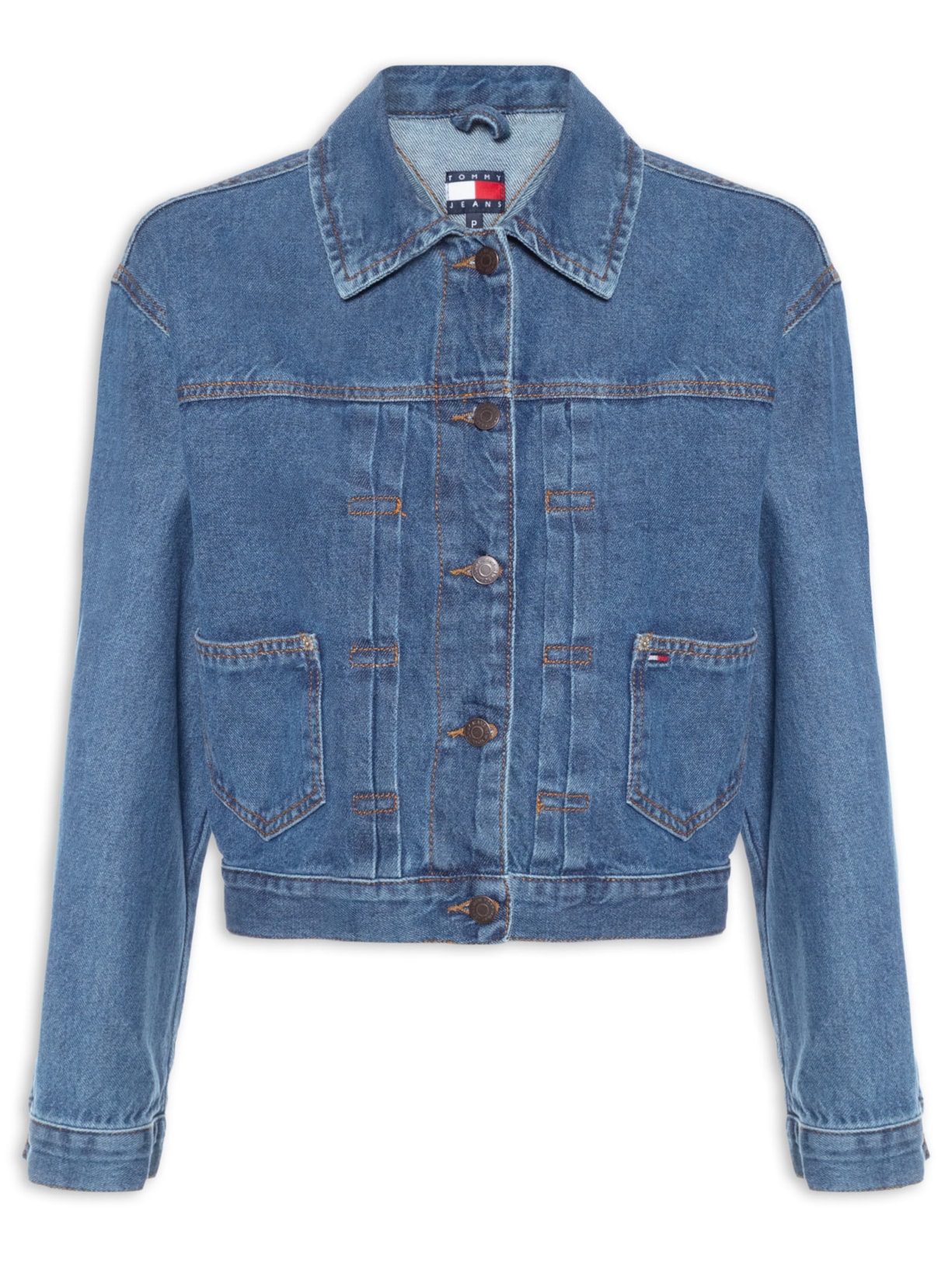 Jaqueta Feminina Pleated - Azul