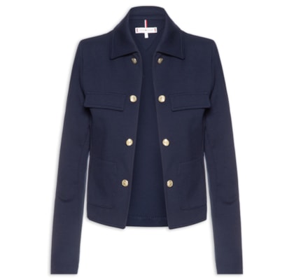Jaqueta Feminina  Ponte LS Novelty Band – Azul