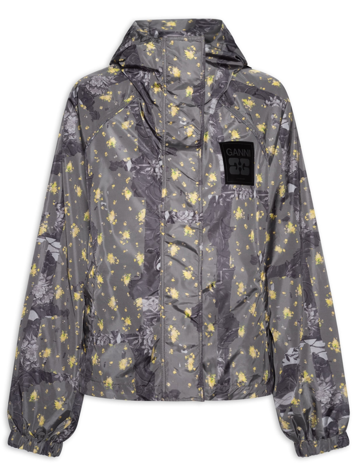 Jaqueta Feminina Printed Flyweight Nylon Hooded Printed - Verde