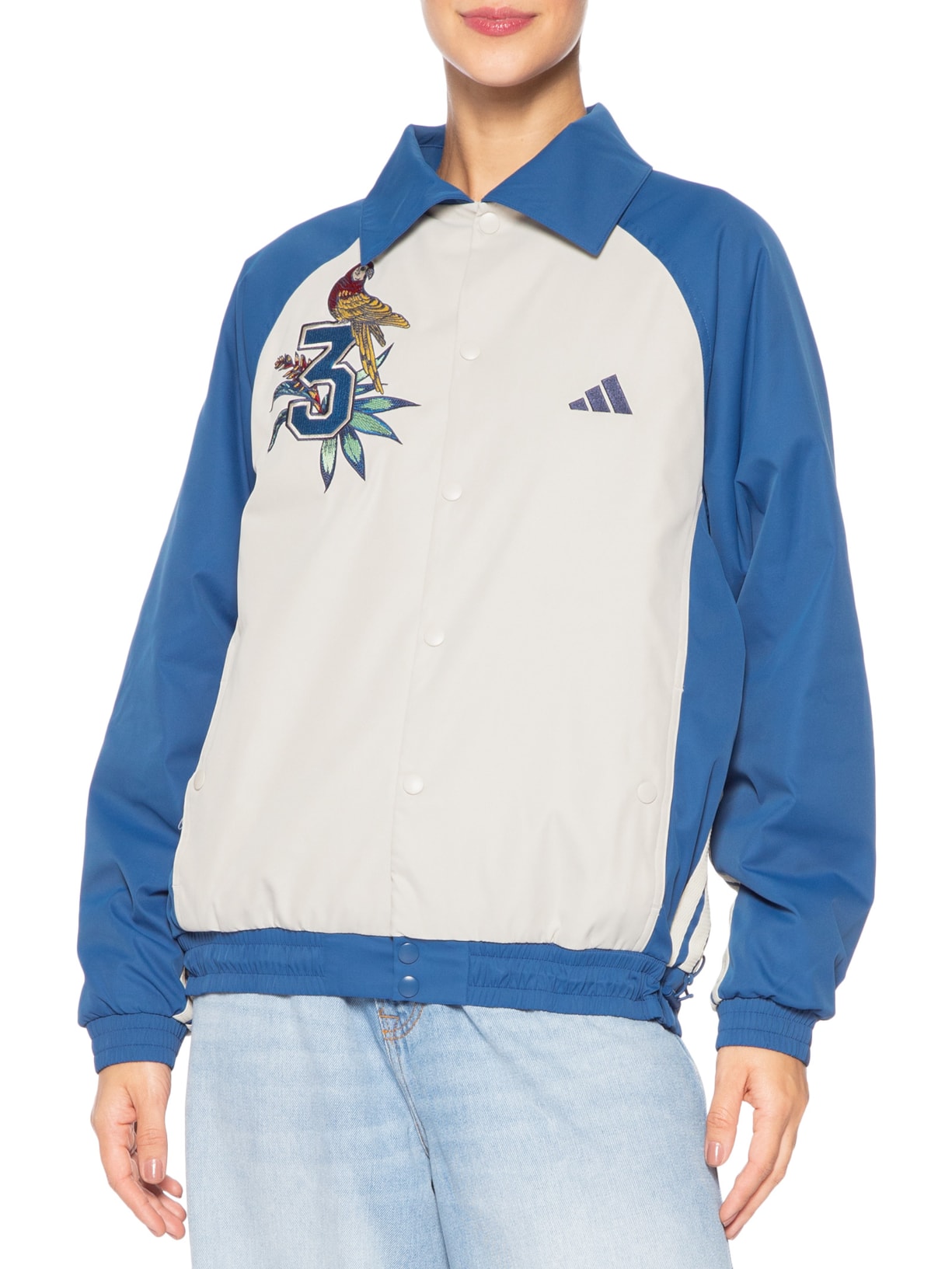 Jaqueta Feminina PRM Azul Adidas + Farm