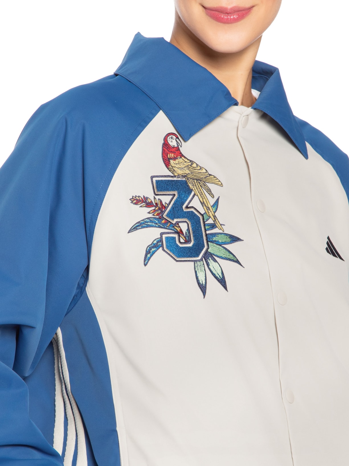 Jaqueta Feminina PRM Azul Adidas + Farm