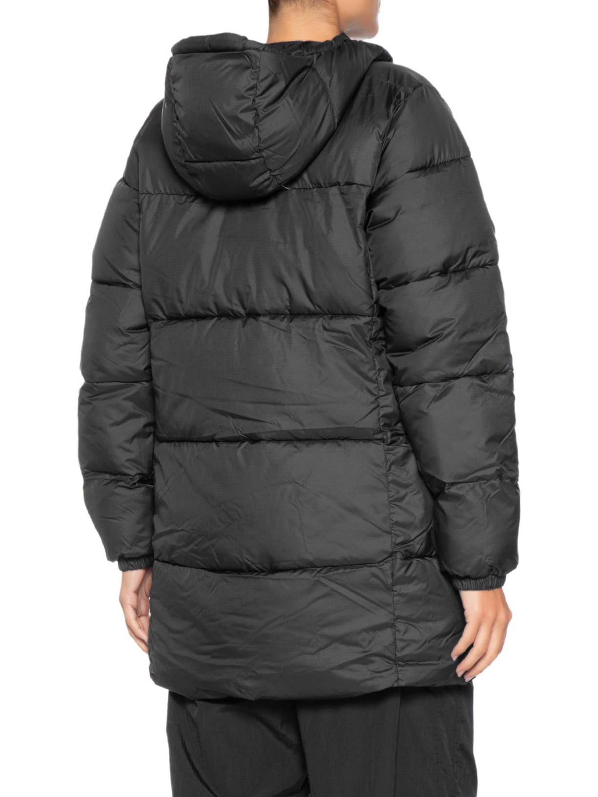 Jaqueta Feminina Puffect™ II Mid Hooded – Preto Columbia
