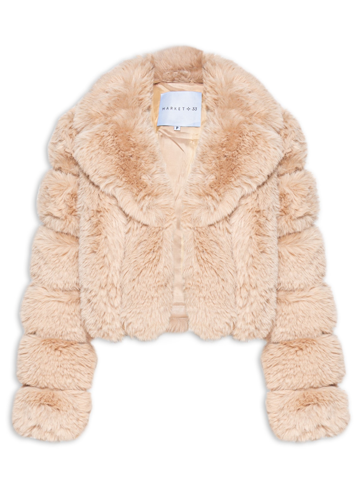 Jaqueta Feminina Puffer Fur - Bege