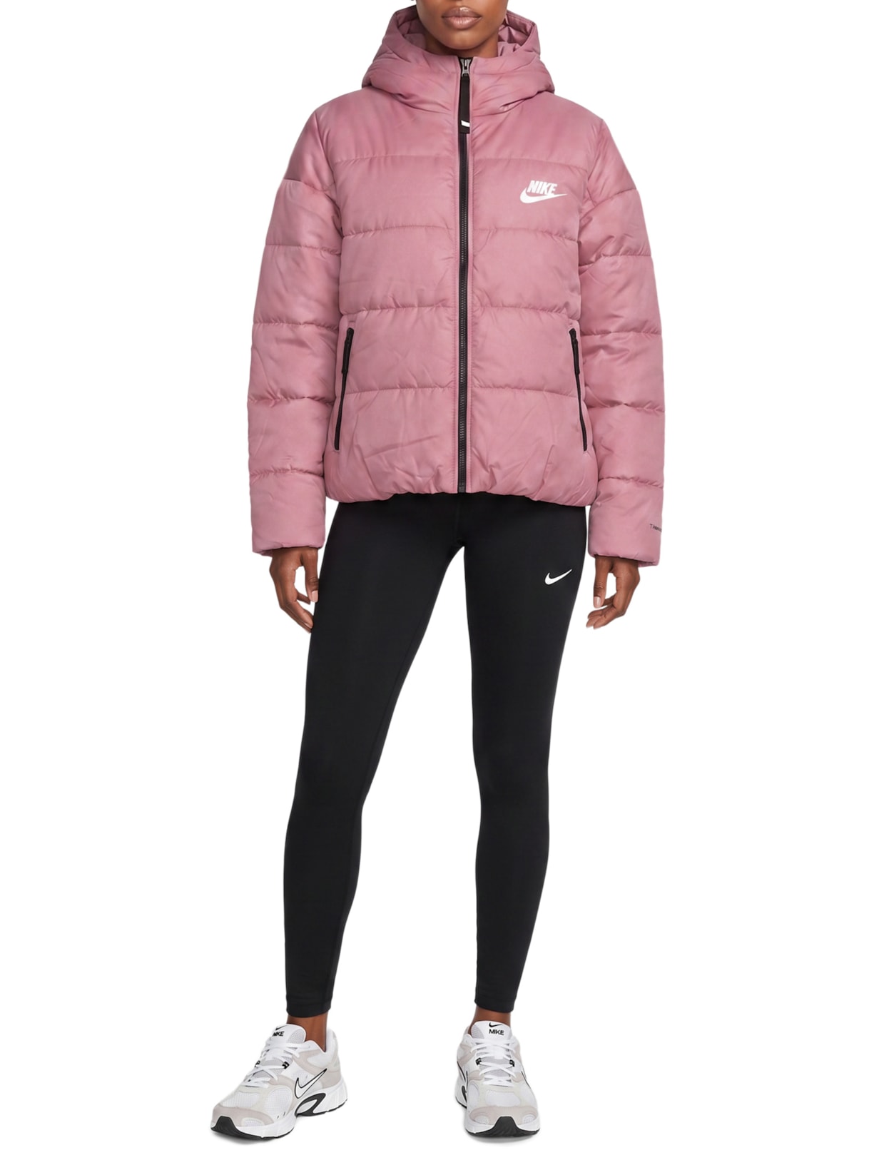Jaqueta Feminina Puffer Nsw Classic Hd Rosa Nike