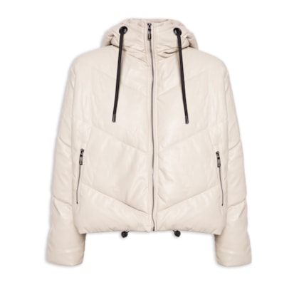Jaqueta Feminina Puffer - Off White