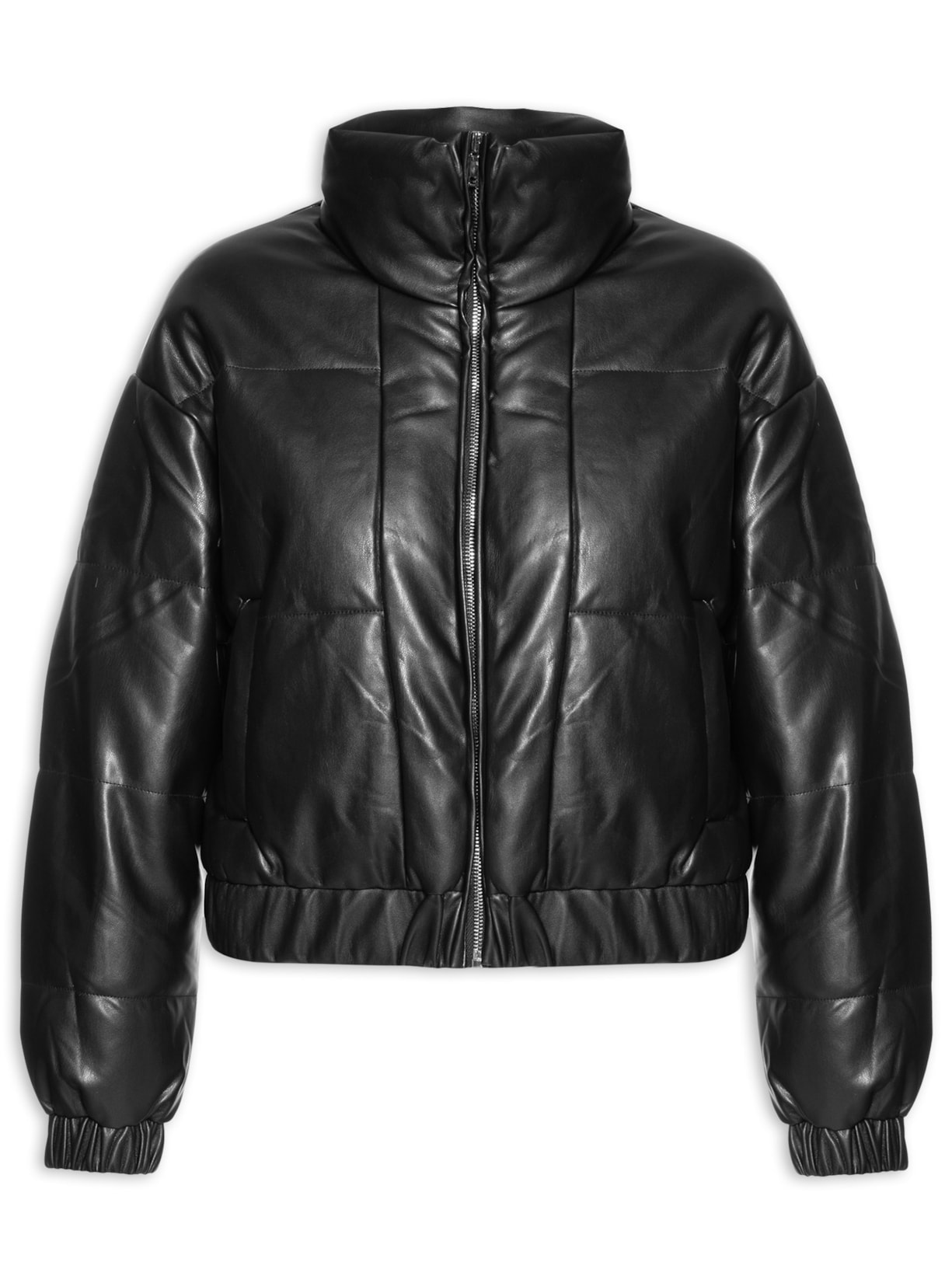 Jaqueta Feminina Puffer - Preto