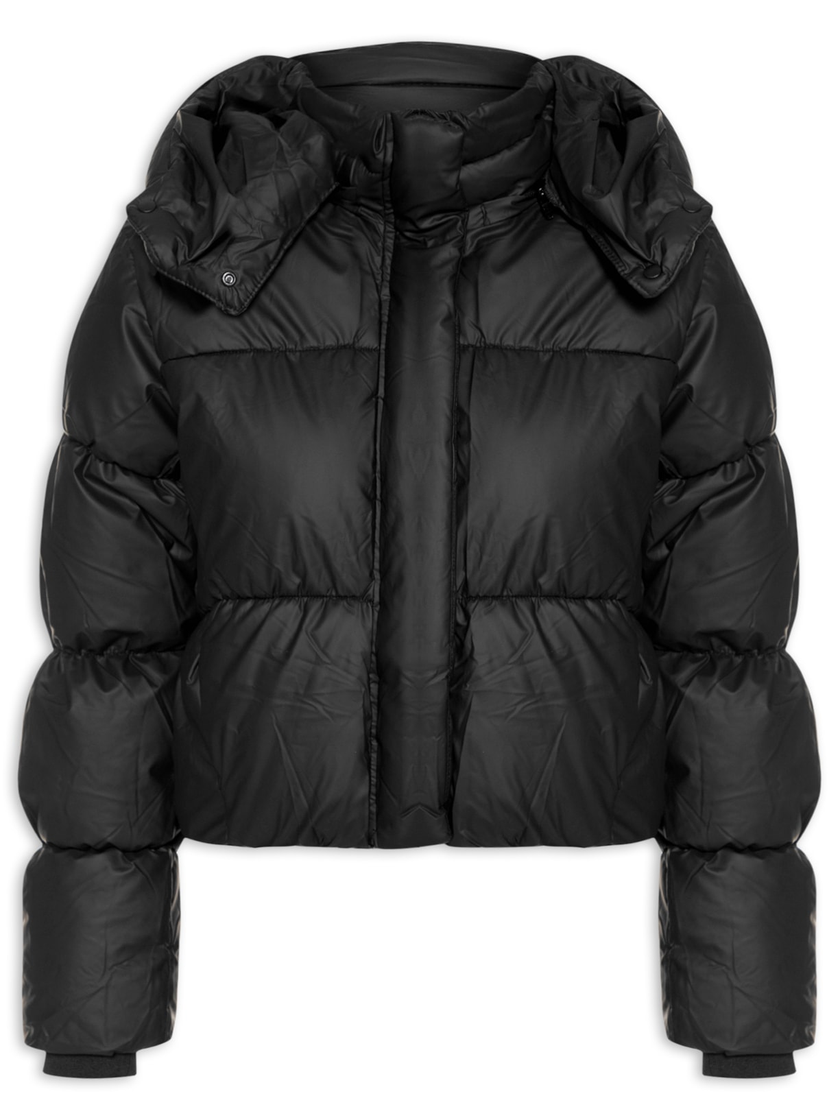 Jaqueta Feminina Puffer - Preto