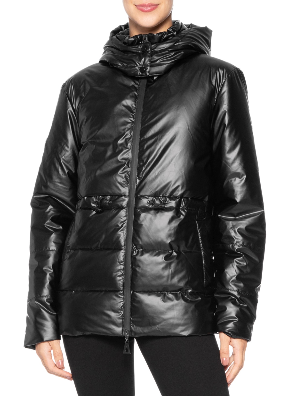 Jaqueta Feminina Puffer Preto Animale Jeans