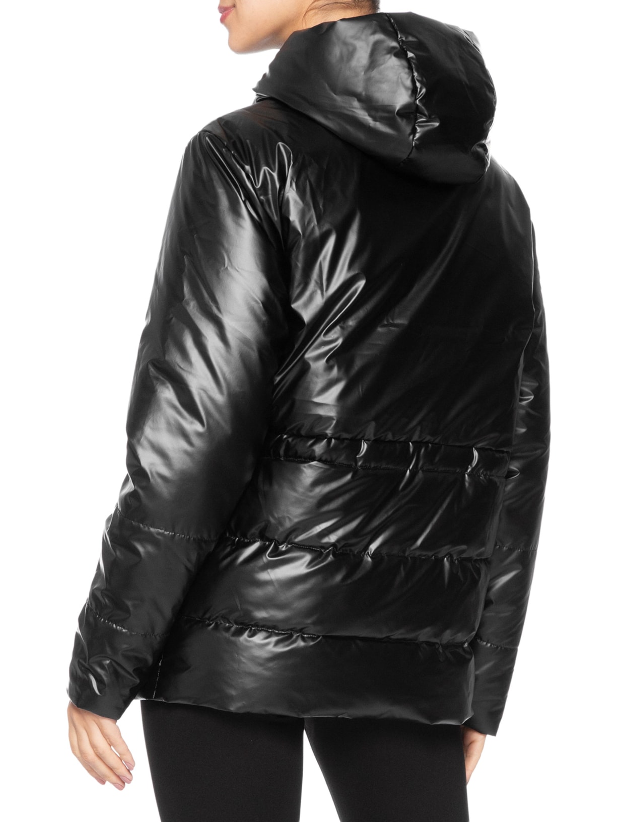 Jaqueta Feminina Puffer Preto Animale Jeans