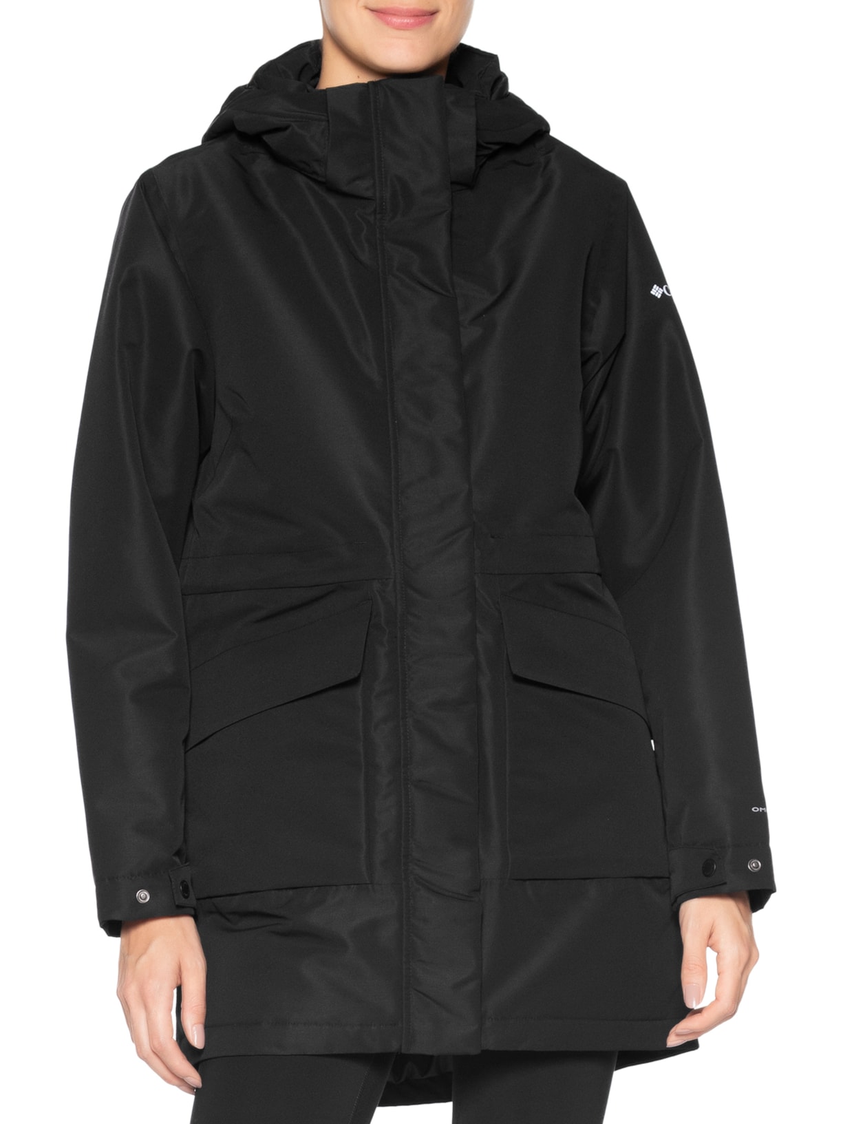Jaqueta Feminina Pulaski Parka Preto Columbia