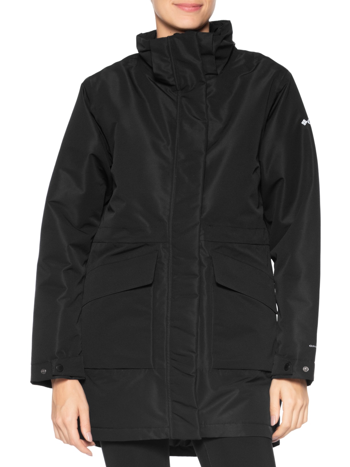 Jaqueta Feminina Pulaski Parka Preto Columbia