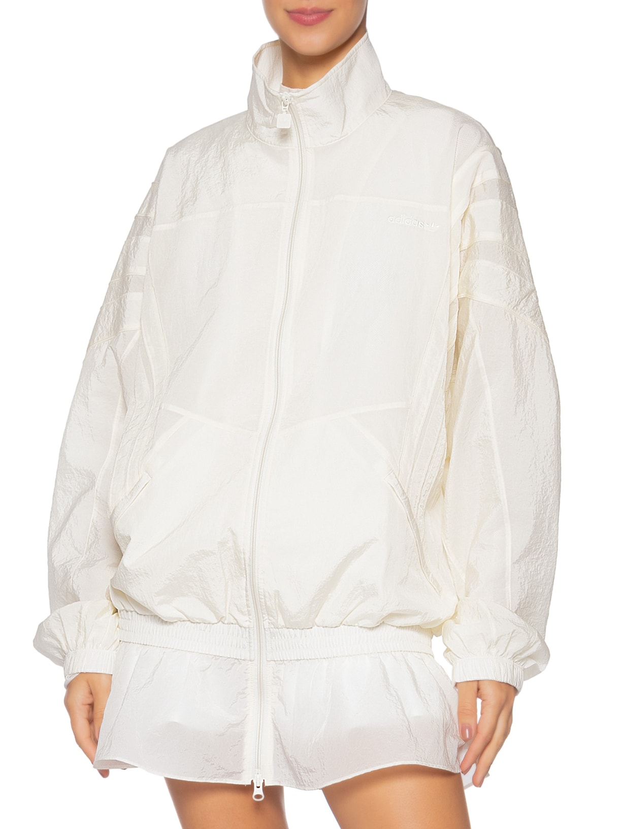 Jaqueta Feminina Santiago Woven Tt Branco Adidas Originals