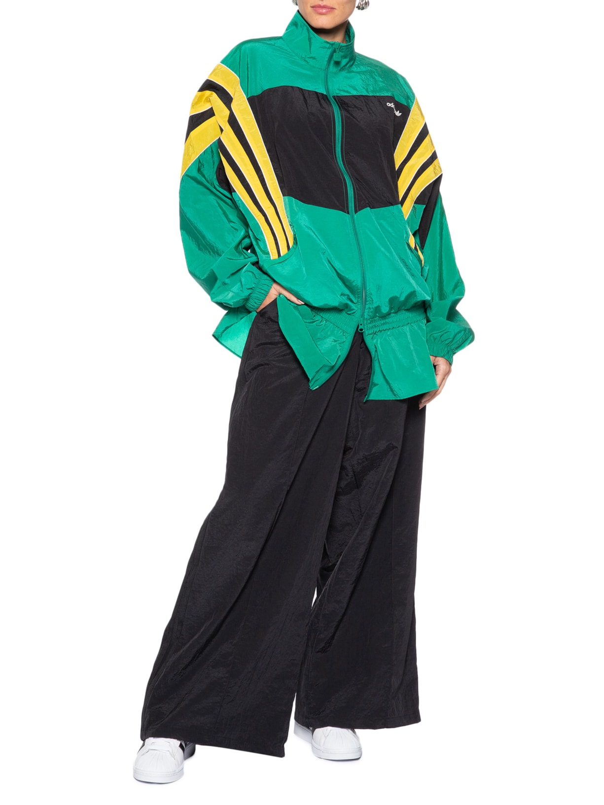 Jaqueta Feminina Santiago Woven TT Verde Adidas Originals